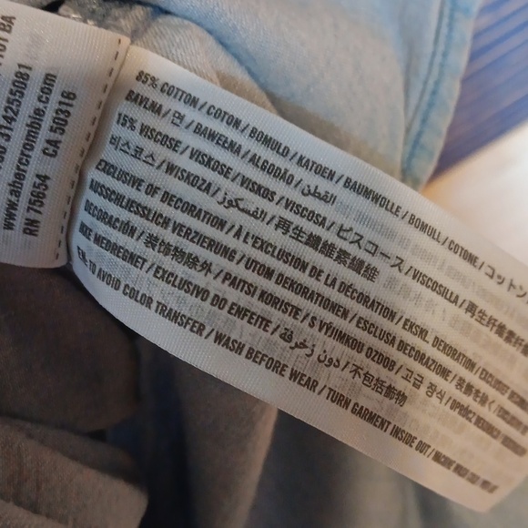 Abercrombie & Fitch chambray blue top M - Picture 5 of 7